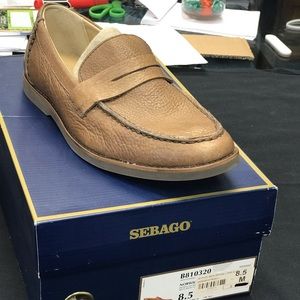 New sebago leather upper in original box